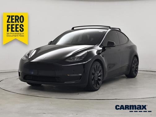 Black 2021 Tesla Model Y Performance