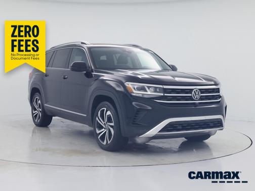 Black 2021 Volkswagen Atlas SEL Premium