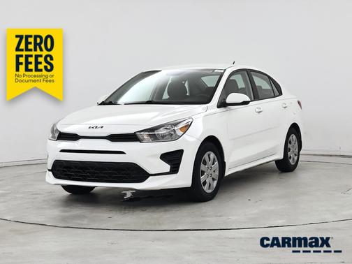 White 2022 Kia Rio S