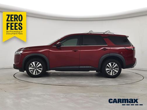 Red 2023 Nissan Pathfinder SL