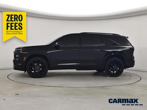 Black 2026 Chevrolet Traverse RS