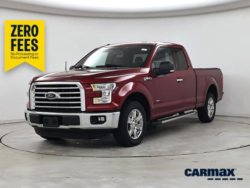 Red 2015 Ford F-150 XLT