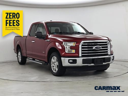 Red 2015 Ford F-150 XLT