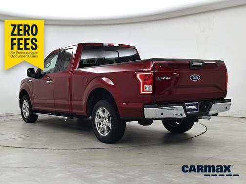 Red 2015 Ford F-150 XLT