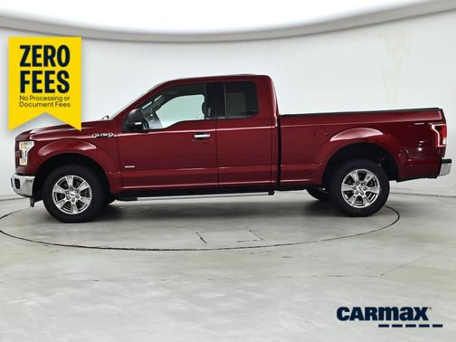 Red 2015 Ford F-150 XLT
