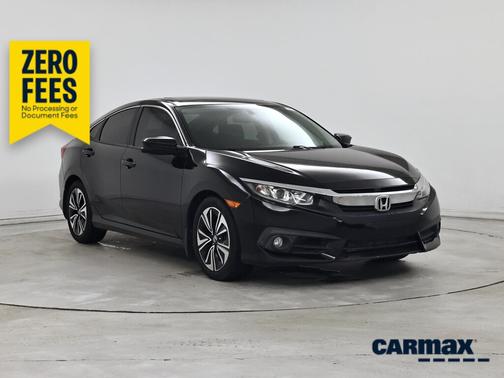 Black 2017 Honda Civic EX-L