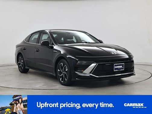 Black 2024 Hyundai SONATA SEL