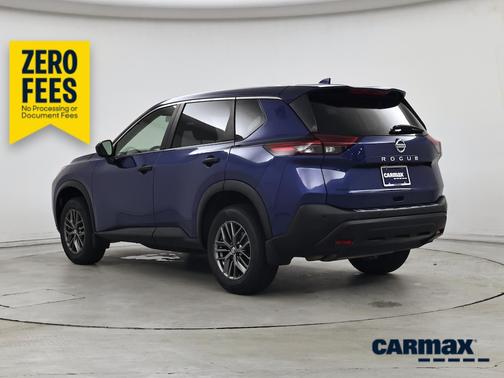 Blue 2021 Nissan Rogue S