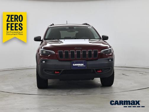 Burgundy 2019 Jeep Cherokee Trailhawk