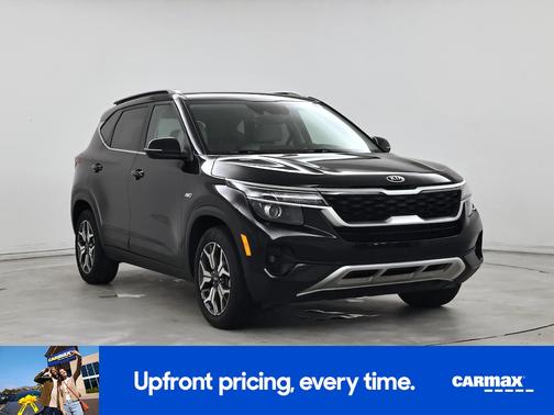 Black 2021 Kia Seltos EX