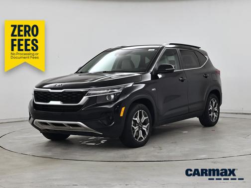 Black 2021 Kia Seltos EX