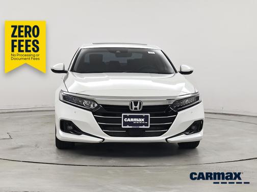 White 2021 Honda Accord EX-L