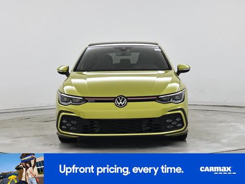 Yellow 2022 Volkswagen Golf GTI Autobahn