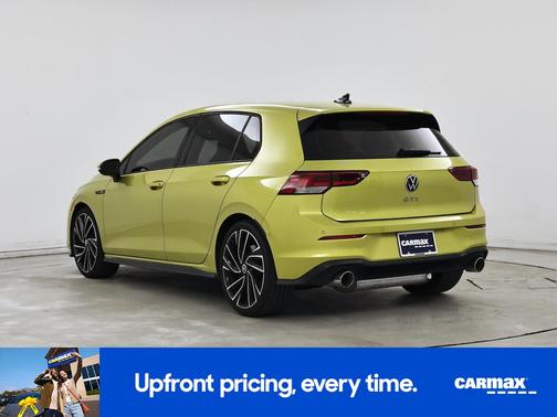 Yellow 2022 Volkswagen Golf GTI Autobahn