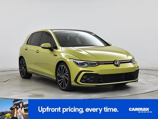 Yellow 2022 Volkswagen Golf GTI Autobahn