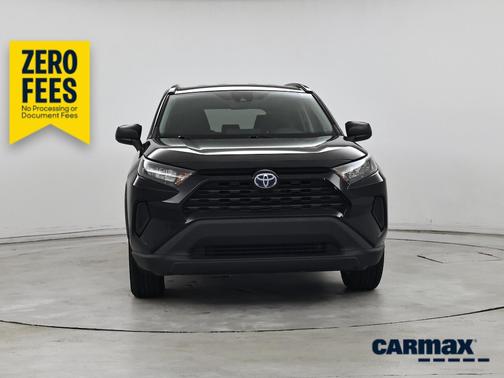 Black 2021 Toyota RAV4 Hybrid LE