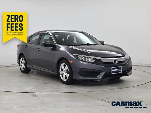 Gray 2016 Honda Civic LX
