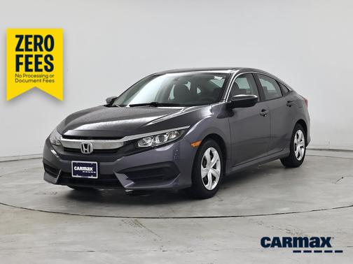 Gray 2016 Honda Civic LX