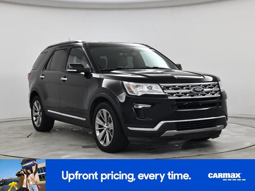 Black 2018 Ford Explorer Limited