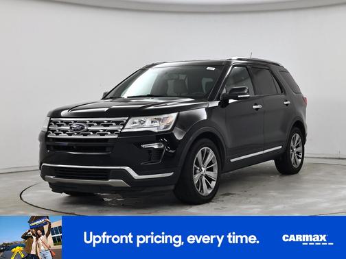Black 2018 Ford Explorer Limited