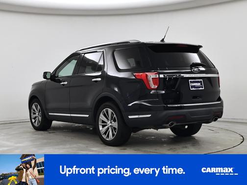 Black 2018 Ford Explorer Limited
