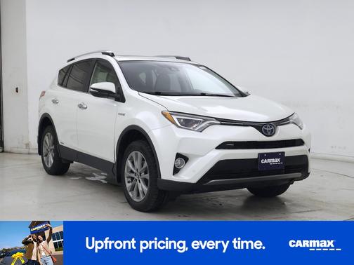 White 2018 Toyota RAV4 Hybrid Limited