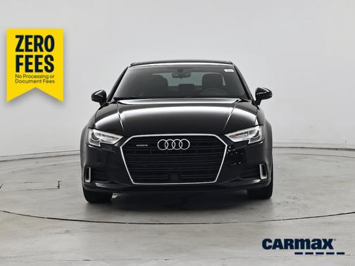 Black 2018 Audi A3 Premium
