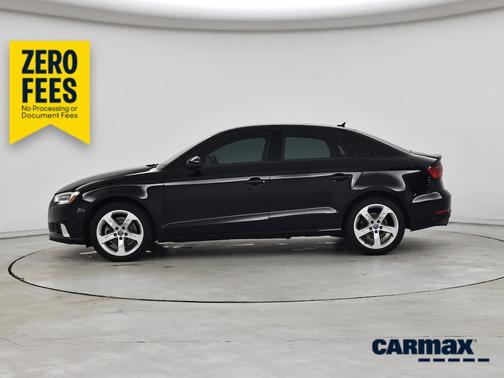 Black 2018 Audi A3 Premium