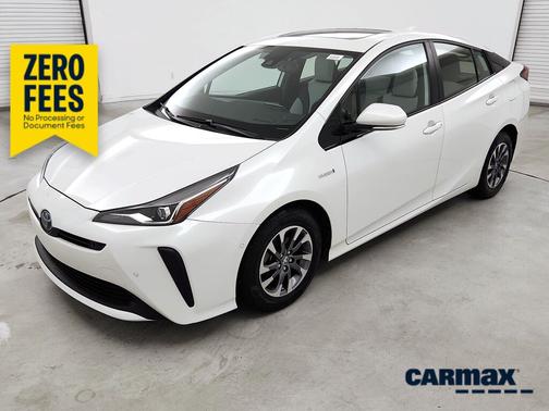 White 2019 Toyota Prius Limited