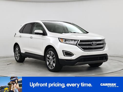 White 2016 Ford Edge Titanium