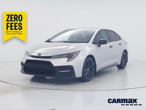 Silver 2022 Toyota Corolla SE Night Shade