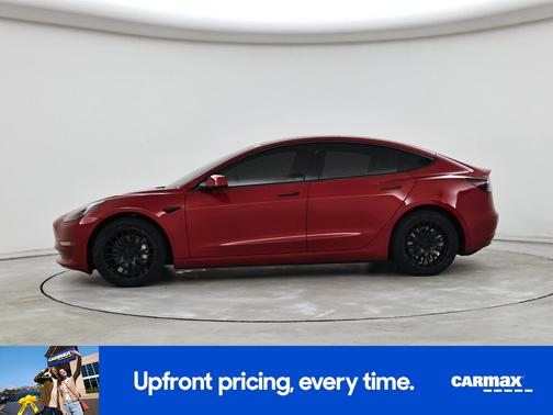 Red 2023 Tesla Model 3