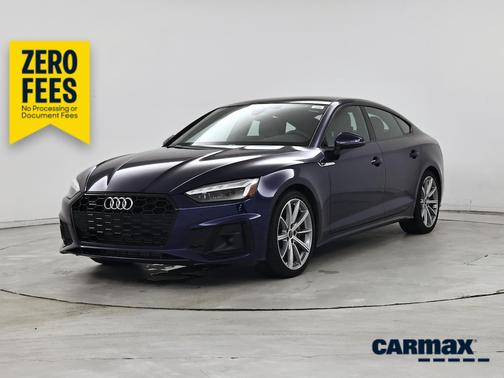 Blue 2025 Audi A5 Sportback S-Line Premium