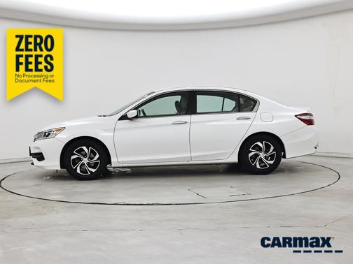 White 2017 Honda Accord LX