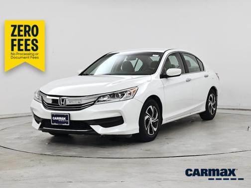 White 2017 Honda Accord LX