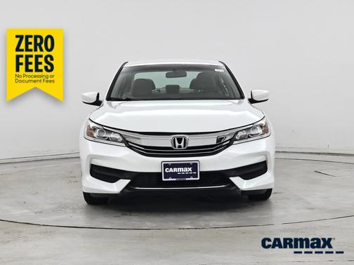 White 2017 Honda Accord LX