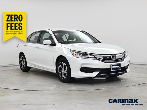 White 2017 Honda Accord LX