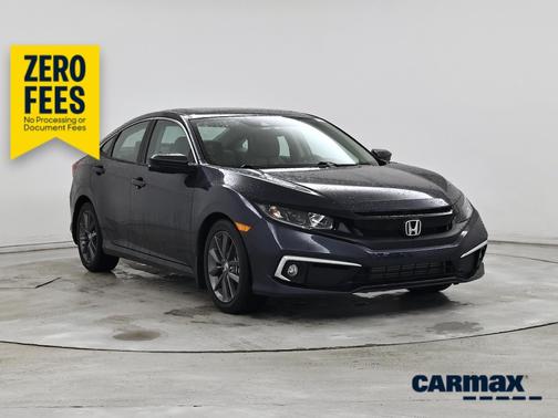 Blue 2019 Honda Civic EX