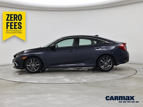 Blue 2019 Honda Civic EX