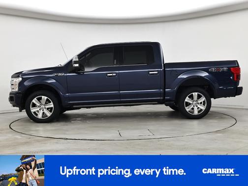 Blue 2018 Ford F-150 Platinum
