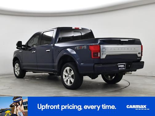 Blue 2018 Ford F-150 Platinum