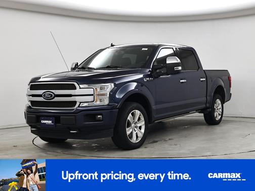 Blue 2018 Ford F-150 Platinum