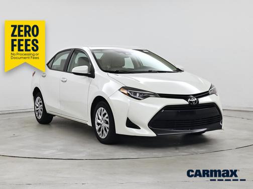 White 2019 Toyota Corolla LE