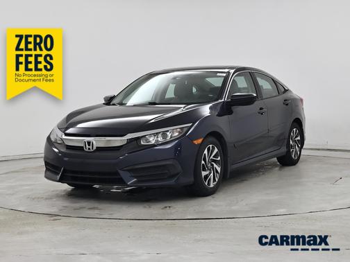 Blue 2018 Honda Civic EX