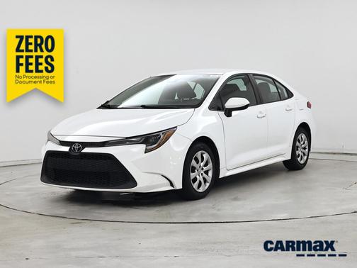 White 2020 Toyota Corolla LE