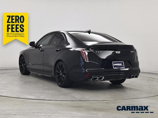 Black 2021 Cadillac CT4 V