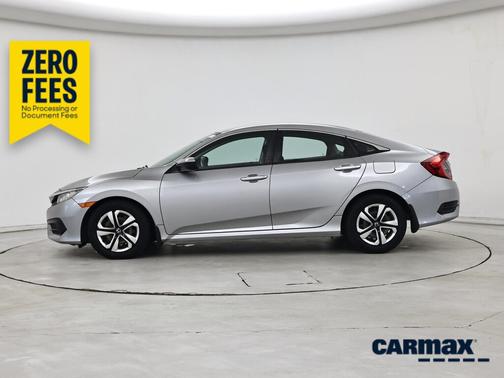 Silver 2017 Honda Civic LX