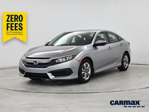 Silver 2017 Honda Civic LX
