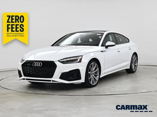 White 2025 Audi A5 Sportback S-Line Premium