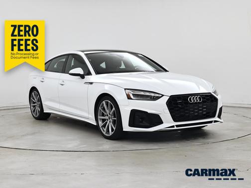 White 2025 Audi A5 Sportback S-Line Premium